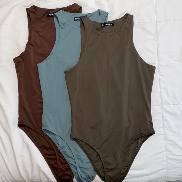 3 shein body suits